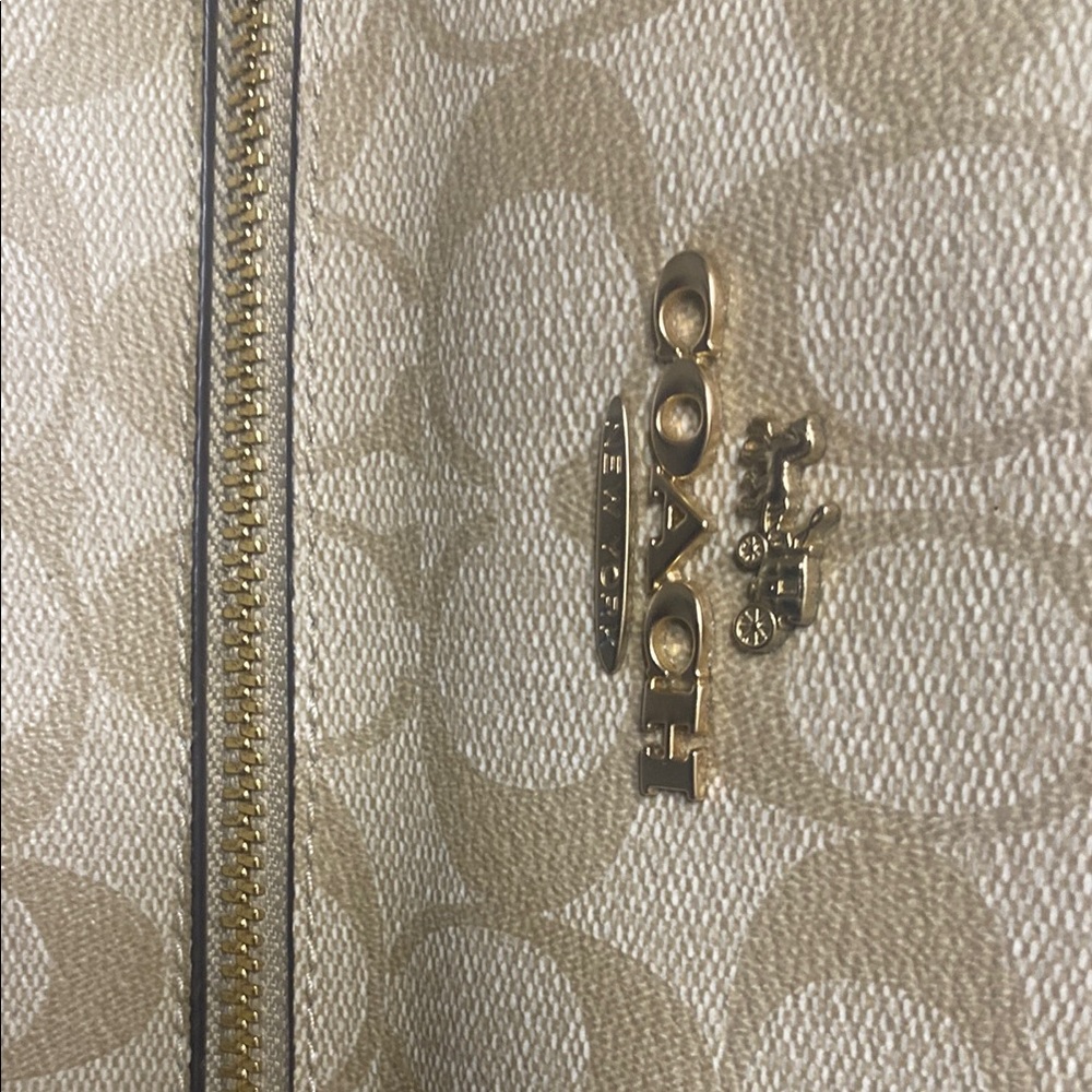 Coach Tan Signature Tote Bag - Picture 2 of 12